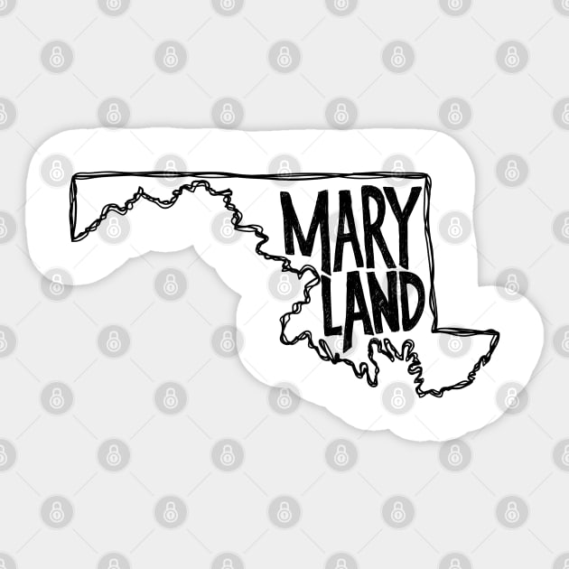 Maryland Sticker by thefunkysoul